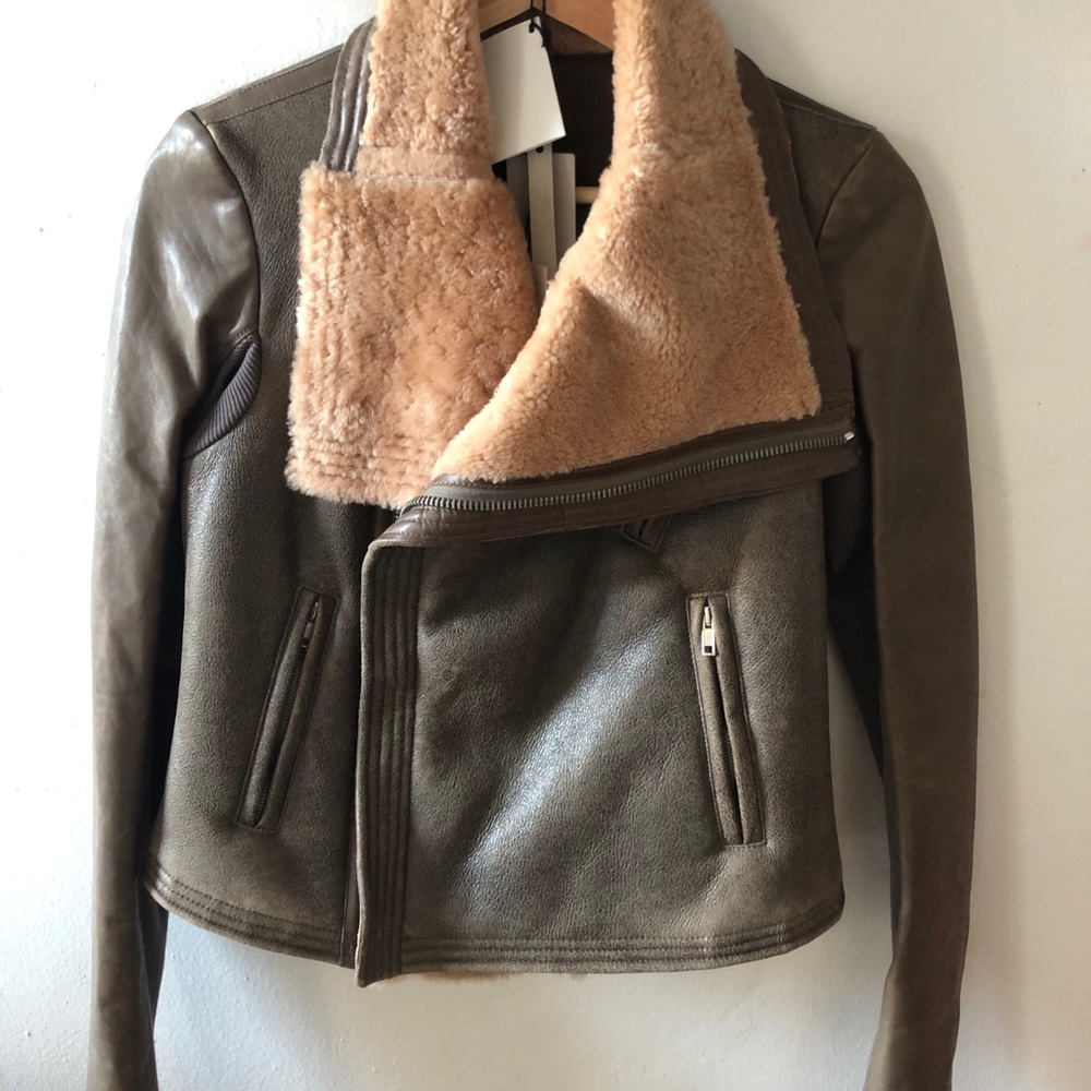 Rick Owens Shearling Jacket Mountain F/W 2012 - Picture 2 of 9
